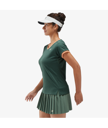 Yonex Women's Crew Neck Shirt 20758 (Olive) une grave pollution 