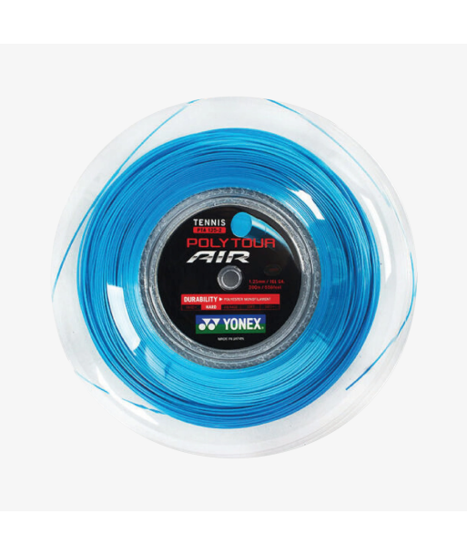 Yonex Polytour Air 125 / 16L 200m Tennis String Reel (Blue) les ctes