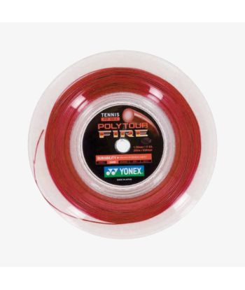 Yonex Polytour Fire 120 / 17 200m Tennis String Reel (Red) s'inspire de l'anatomie humaine