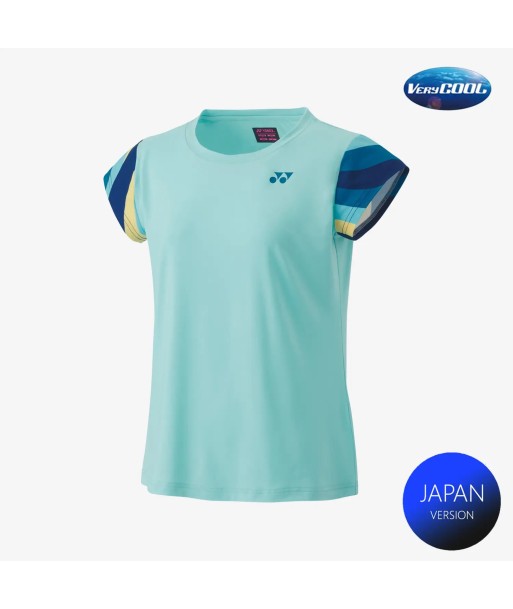 Yonex Women's Crew Neck Shirt 20754 (Cyan) votre restaurant rapide dans 