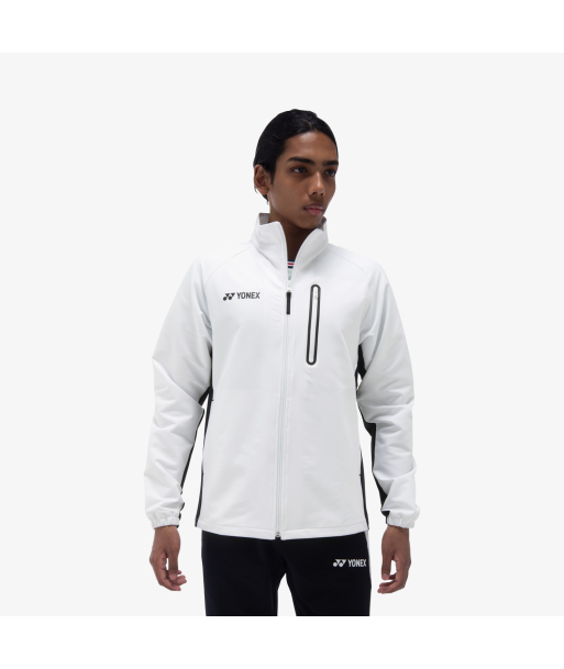 Yonex Men's Warm-Up Jacket 50148 (White) de technologie