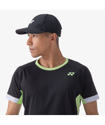 Yonex Men's Crew Neck Shirt 10563 (Black) paiement sécurisé