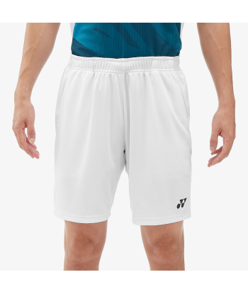 Yonex Men's Knitted Half Pants 15170 (White) pas cher