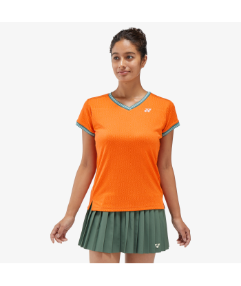 Yonex Women's Crew Neck Shirt 20758 (Bright Orange) de France