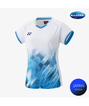 Yonex Women's Game Shirts 20783 (White) Paris Déstockage Promo