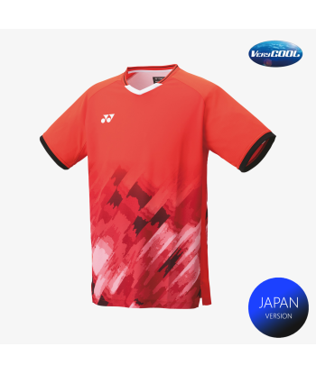 Yonex Men's Game Shirts 10581 (Flash Orange) basket pas cher