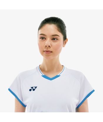 Yonex Women's Game Shirts 20783 (White) Paris Déstockage Promo