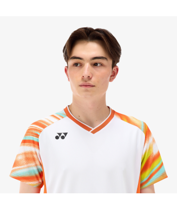 Yonex Men's Game Shirts 10577 (White) pas cheres